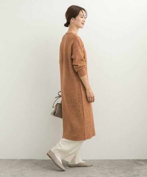 URBAN RESEARCH DOORS / アーバンリサーチ ドアーズ ワンピース | リブ切替ニットワンピース | 詳細10