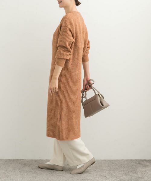 URBAN RESEARCH DOORS / アーバンリサーチ ドアーズ ワンピース | リブ切替ニットワンピース | 詳細4