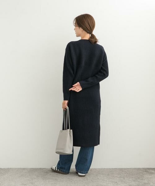 URBAN RESEARCH DOORS / アーバンリサーチ ドアーズ ワンピース | リブ切替ニットワンピース | 詳細22