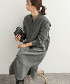 URBAN RESEARCH DOORS / アーバンリサーチ ドアーズ ワンピース | 『UR TECH』コーデュロイシャツワンピース