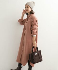 URBAN RESEARCH DOORS / アーバンリサーチ ドアーズ ワンピース | 『UR TECH』コーデュロイシャツワンピース