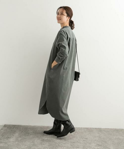 URBAN RESEARCH DOORS / アーバンリサーチ ドアーズ ワンピース | 『UR TECH』コーデュロイシャツワンピース | 詳細20