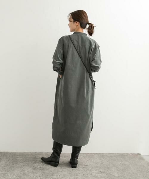 URBAN RESEARCH DOORS / アーバンリサーチ ドアーズ ワンピース | 『UR TECH』コーデュロイシャツワンピース | 詳細21