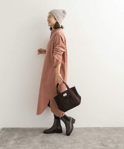 URBAN RESEARCH DOORS / アーバンリサーチ ドアーズ ワンピース | 『UR TECH』コーデュロイシャツワンピース | 詳細25