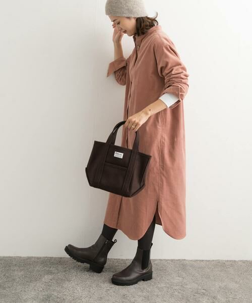 URBAN RESEARCH DOORS / アーバンリサーチ ドアーズ ワンピース | 『UR TECH』コーデュロイシャツワンピース | 詳細29