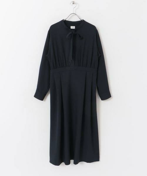 URBAN RESEARCH DOORS / アーバンリサーチ ドアーズ ワンピース | 『UR TECH SMOOTHLUXE』ボウタイワンピース | 詳細11