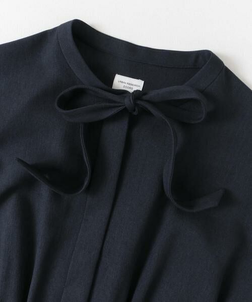 URBAN RESEARCH DOORS / アーバンリサーチ ドアーズ ワンピース | 『UR TECH SMOOTHLUXE』ボウタイワンピース | 詳細12