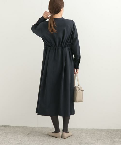URBAN RESEARCH DOORS / アーバンリサーチ ドアーズ ワンピース | 『UR TECH SMOOTHLUXE』ボウタイワンピース | 詳細6