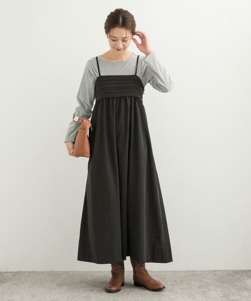 URBAN RESEARCH DOORS / アーバンリサーチ ドアーズ ワンピース | ギャザーベアワンピース | 詳細12