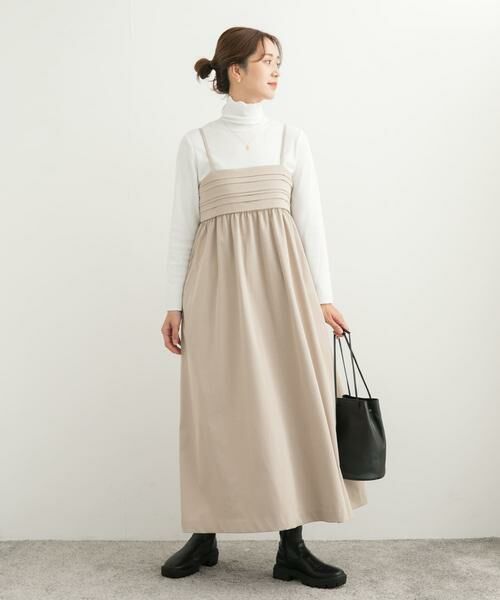 URBAN RESEARCH DOORS / アーバンリサーチ ドアーズ ワンピース | ギャザーベアワンピース | 詳細25