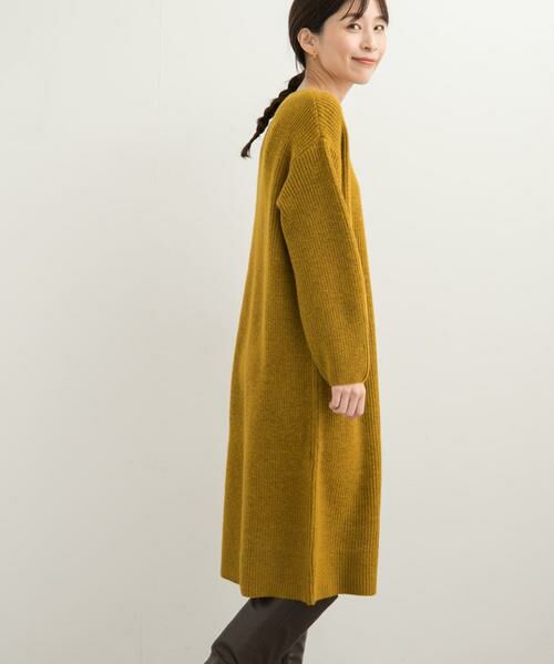 URBAN RESEARCH DOORS / アーバンリサーチ ドアーズ ワンピース | 畦ミディ丈ニットワンピース | 詳細6