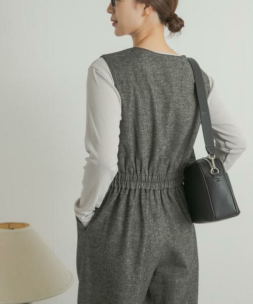 URBAN RESEARCH DOORS / アーバンリサーチ ドアーズ サロペット・オールインワン | ツイードオールインワン | 詳細11