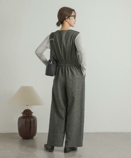 URBAN RESEARCH DOORS / アーバンリサーチ ドアーズ サロペット・オールインワン | ツイードオールインワン | 詳細14