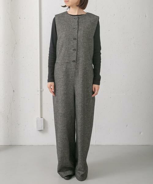 URBAN RESEARCH DOORS / アーバンリサーチ ドアーズ サロペット・オールインワン | ツイードオールインワン | 詳細15