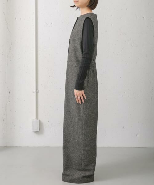 URBAN RESEARCH DOORS / アーバンリサーチ ドアーズ サロペット・オールインワン | ツイードオールインワン | 詳細16