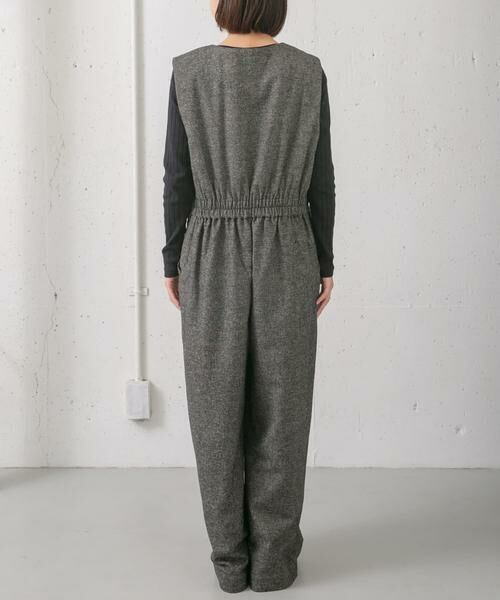 URBAN RESEARCH DOORS / アーバンリサーチ ドアーズ サロペット・オールインワン | ツイードオールインワン | 詳細17