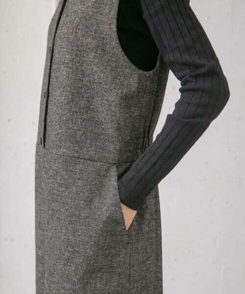 URBAN RESEARCH DOORS / アーバンリサーチ ドアーズ サロペット・オールインワン | ツイードオールインワン | 詳細18