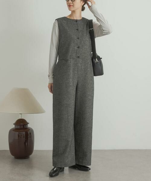 URBAN RESEARCH DOORS / アーバンリサーチ ドアーズ サロペット・オールインワン | ツイードオールインワン | 詳細6