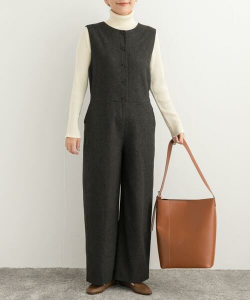 URBAN RESEARCH DOORS / アーバンリサーチ ドアーズ サロペット・オールインワン | ツイードオールインワン | 詳細30