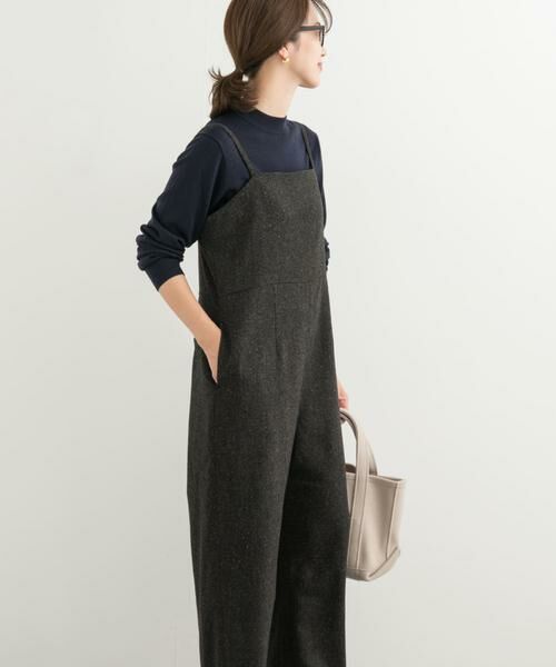 URBAN RESEARCH DOORS / アーバンリサーチ ドアーズ サロペット・オールインワン | ネップツイードサロペット | 詳細10
