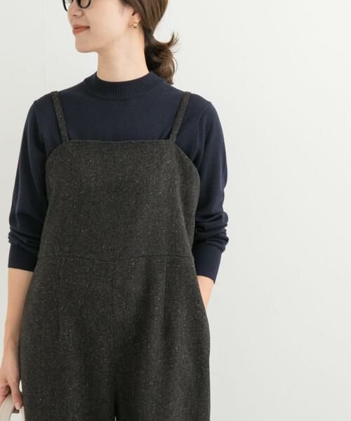 URBAN RESEARCH DOORS / アーバンリサーチ ドアーズ サロペット・オールインワン | ネップツイードサロペット | 詳細12