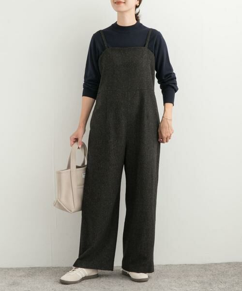 URBAN RESEARCH DOORS / アーバンリサーチ ドアーズ サロペット・オールインワン | ネップツイードサロペット | 詳細15