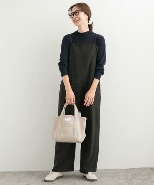 URBAN RESEARCH DOORS / アーバンリサーチ ドアーズ サロペット・オールインワン | ネップツイードサロペット | 詳細18