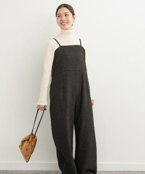 URBAN RESEARCH DOORS / アーバンリサーチ ドアーズ サロペット・オールインワン | ネップツイードサロペット | 詳細2