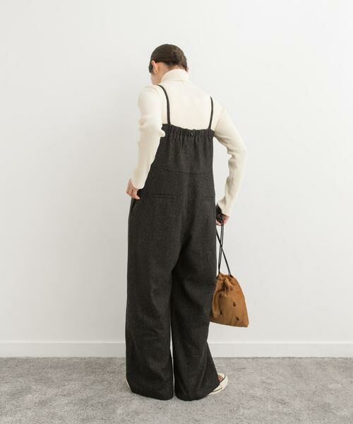 URBAN RESEARCH DOORS / アーバンリサーチ ドアーズ サロペット・オールインワン | ネップツイードサロペット | 詳細8