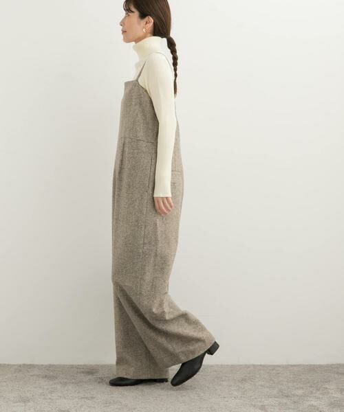 URBAN RESEARCH DOORS / アーバンリサーチ ドアーズ サロペット・オールインワン | ネップツイードサロペット | 詳細26
