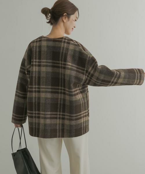 URBAN RESEARCH DOORS / アーバンリサーチ ドアーズ その他アウター | スライバーガウンコート | 詳細7