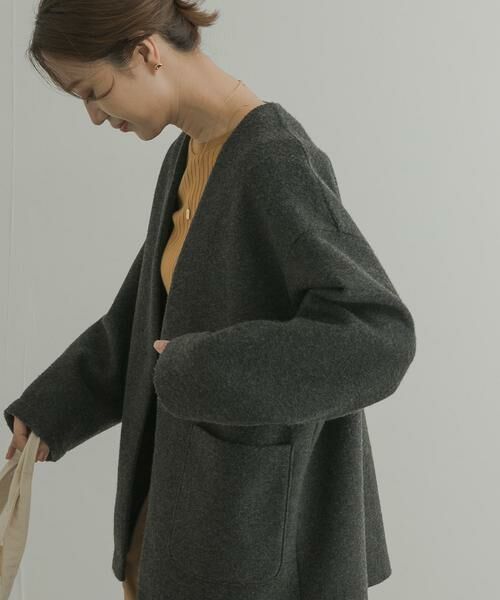 URBAN RESEARCH DOORS / アーバンリサーチ ドアーズ その他アウター | スライバーガウンコート | 詳細19