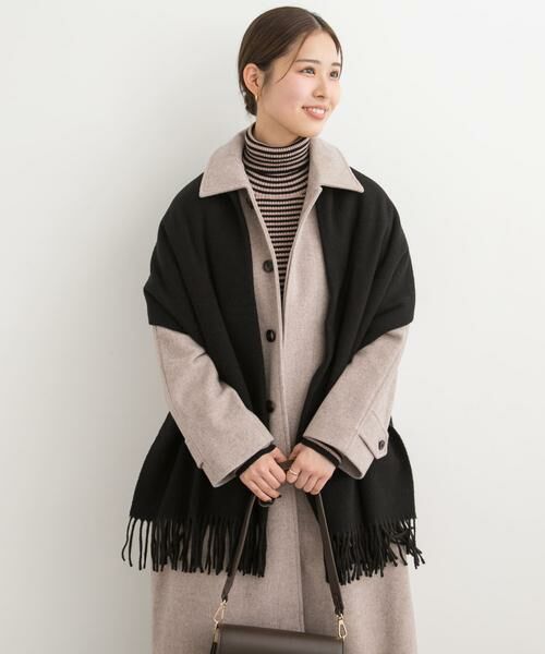 URBAN RESEARCH DOORS / アーバンリサーチ ドアーズ マフラー・ショール・スヌード・ストール | なめらかプレーンストール | 詳細8