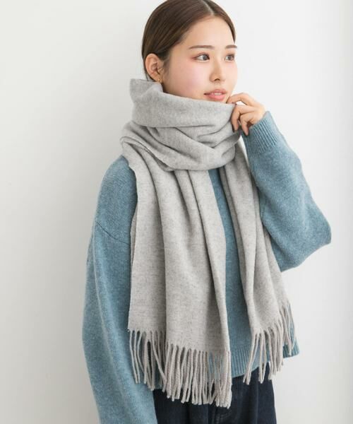 URBAN RESEARCH DOORS / アーバンリサーチ ドアーズ マフラー・ショール・スヌード・ストール | なめらかプレーンストール | 詳細11