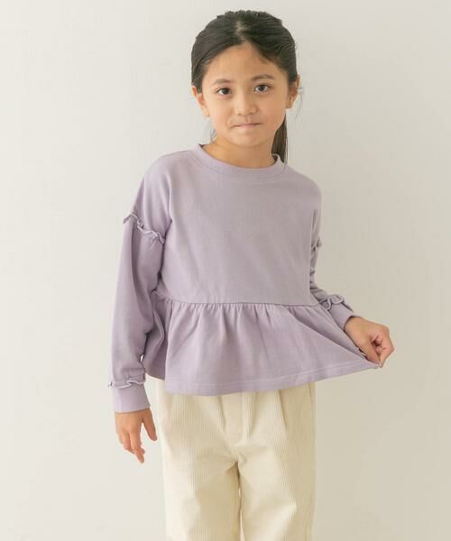 URBAN RESEARCH DOORS / アーバンリサーチ ドアーズ トップス | 裏毛フレア袖ボリュームプルオーバー(KIDS) | 詳細1