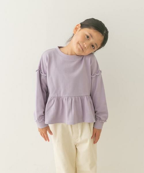 URBAN RESEARCH DOORS / アーバンリサーチ ドアーズ トップス | 裏毛フレア袖ボリュームプルオーバー(KIDS) | 詳細3
