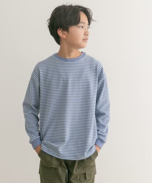 URBAN RESEARCH DOORS / アーバンリサーチ ドアーズ トップス | 『親子リンク』起毛ボーダープルオーバー(KIDS) | 詳細1