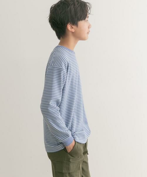 URBAN RESEARCH DOORS / アーバンリサーチ ドアーズ トップス | 『親子リンク』起毛ボーダープルオーバー(KIDS) | 詳細2