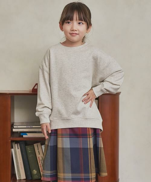 URBAN RESEARCH DOORS / アーバンリサーチ ドアーズ トップス | 裏毛クルーネック切替スウェット(KIDS) | 詳細15