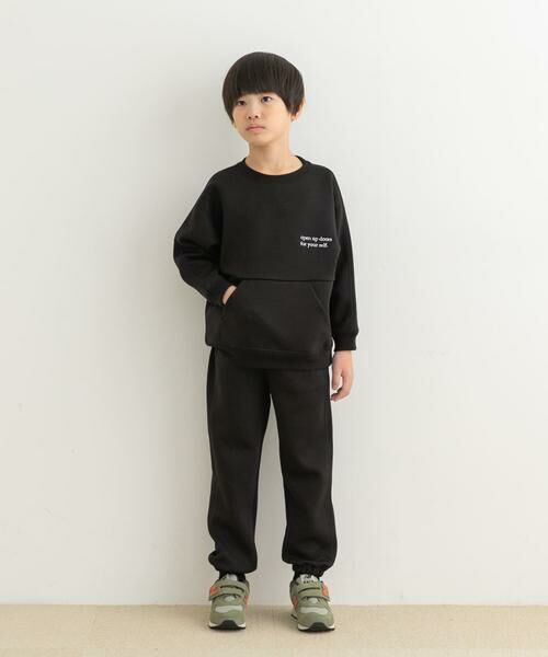 URBAN RESEARCH DOORS / アーバンリサーチ ドアーズ トップス | 『セットアップ対応』ダンボールニット切替プルオーバー(KIDS) | 詳細10