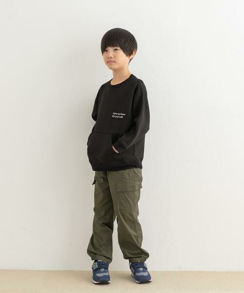 URBAN RESEARCH DOORS / アーバンリサーチ ドアーズ トップス | 『セットアップ対応』ダンボールニット切替プルオーバー(KIDS) | 詳細6