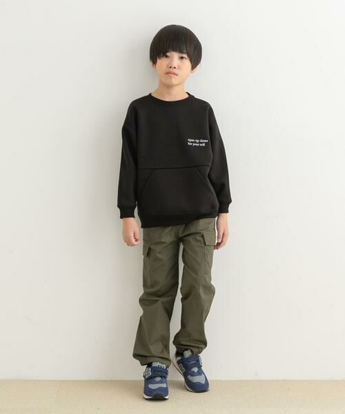 URBAN RESEARCH DOORS / アーバンリサーチ ドアーズ トップス | 『セットアップ対応』ダンボールニット切替プルオーバー(KIDS) | 詳細7