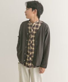 URBAN RESEARCH DOORS / アーバンリサーチ ドアーズ トップス | 裏毛Vネックカーディガン(KIDS)