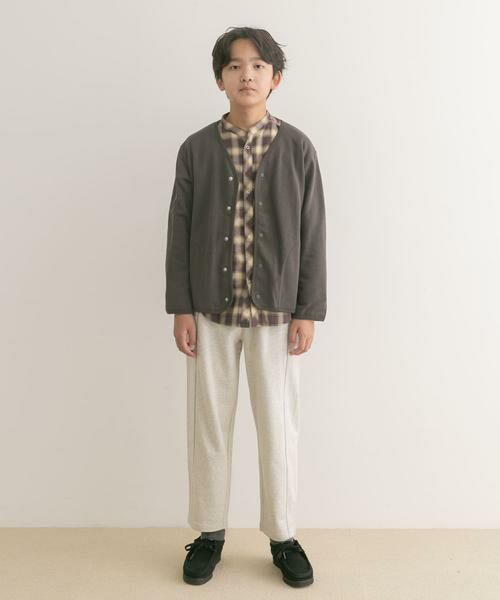 URBAN RESEARCH DOORS / アーバンリサーチ ドアーズ トップス | 裏毛Vネックカーディガン(KIDS) | 詳細15