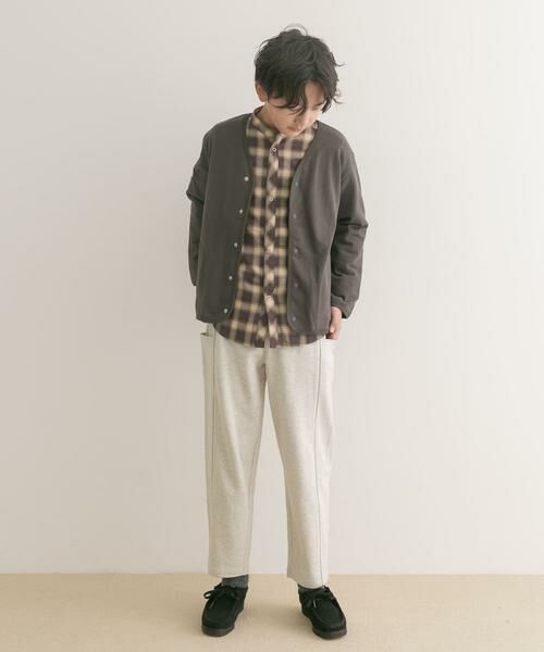 URBAN RESEARCH DOORS / アーバンリサーチ ドアーズ トップス | 裏毛Vネックカーディガン(KIDS) | 詳細16