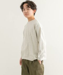 URBAN RESEARCH DOORS / アーバンリサーチ ドアーズ トップス | 裏毛クルーネック切替スウェット(KIDS)