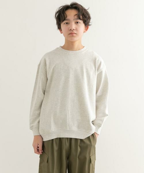 URBAN RESEARCH DOORS / アーバンリサーチ ドアーズ トップス | 裏毛クルーネック切替スウェット(KIDS) | 詳細17