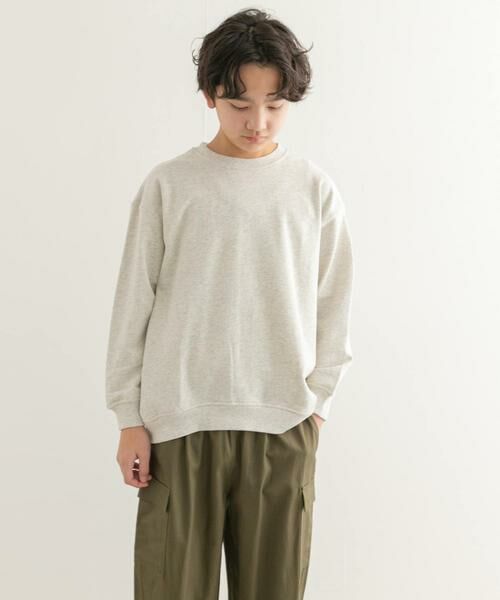 URBAN RESEARCH DOORS / アーバンリサーチ ドアーズ トップス | 裏毛クルーネック切替スウェット(KIDS) | 詳細18