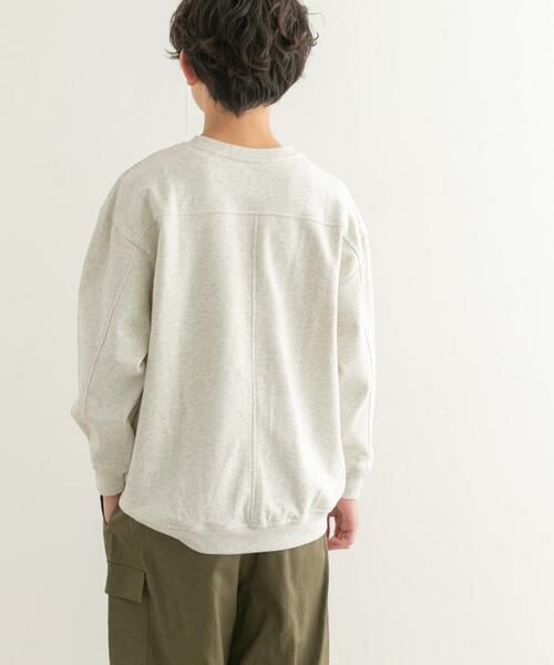 URBAN RESEARCH DOORS / アーバンリサーチ ドアーズ トップス | 裏毛クルーネック切替スウェット(KIDS) | 詳細19