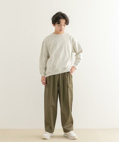 URBAN RESEARCH DOORS / アーバンリサーチ ドアーズ トップス | 裏毛クルーネック切替スウェット(KIDS) | 詳細22